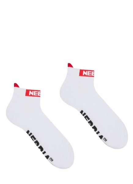 Короткие спортивные носки Nebbia "Smash it" white