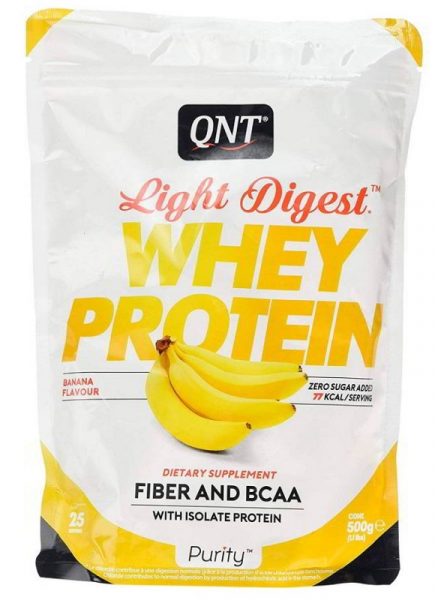 Протеин QNT WHEY PROTEIN LIGHT DIGEST 500 ГР