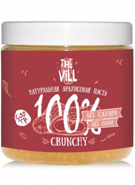 The Vill Crunchy Арахисовая паста 500гр