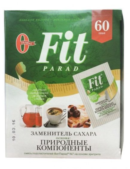 FIT PARAD заменитель сахара на основе эритрита №7 (60саше)