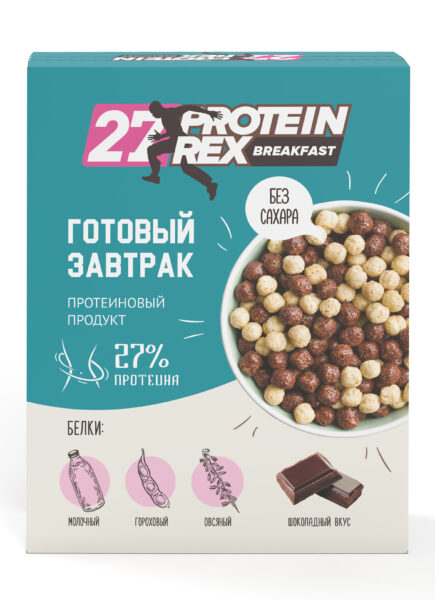 Готовый завтрак с высоким содержанием протеина REX 250 гр