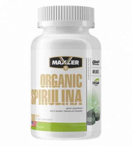 Maxler Organic Spirulina 500 mg 180 tabs