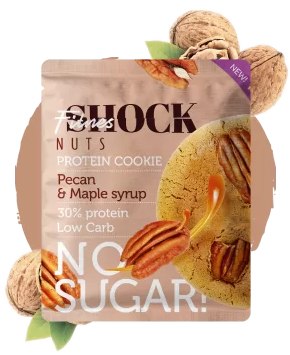 Печенье FitnesShock Nuts 40 гр