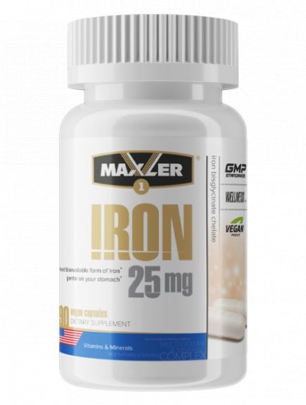 Maxler Iron 25 мг 90 капс