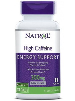NATROL High Caffeine 100табл