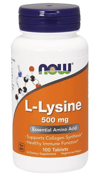 NOW Л-Лизин 500 мг. 100 таб.