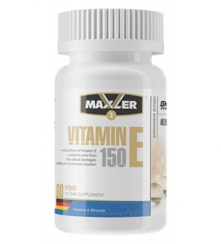Maxler Vitamin E 150 мг 60 капс