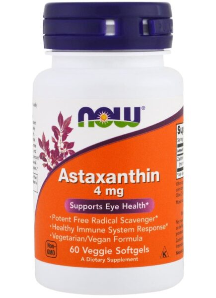 NOW Астахантин 4 мг. 60 таб.