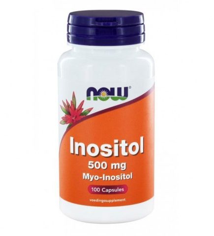 NOW Inositol Capsules 500 mg 100 капс