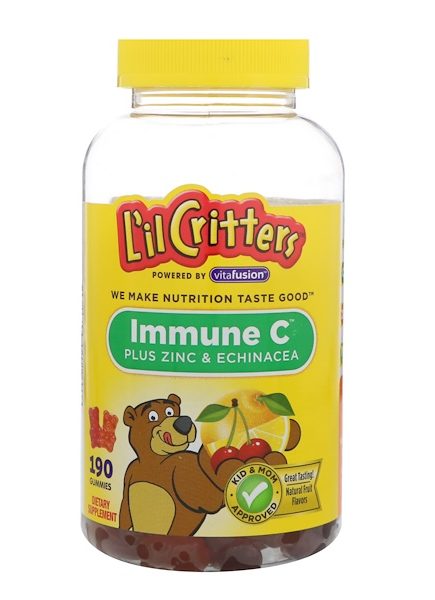 LilCritters Immune C + Zinc + Vitamin D 190 мармеладок