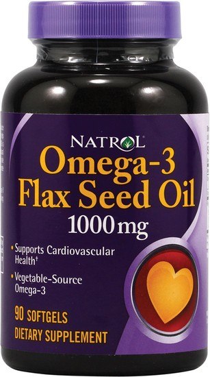 NATROL Omega-3 Flaxseed Oil