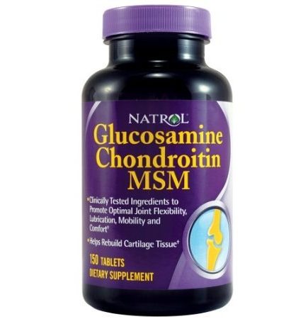 NATROL GLUCOSAMINE-CHONDROITIN-MSM 150 ТАБ.