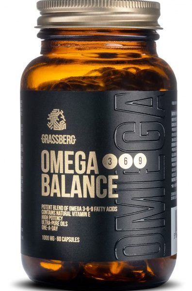 GRASSBERG Omega 3 6 9 Balance 1000 мг 60 капс