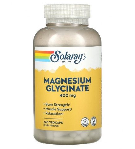 Solaray Магнезиум Глиценат 400 мг. 240 капс