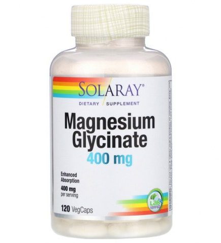 Solaray Магнезиум Глиценат 400 мг. 120 капс