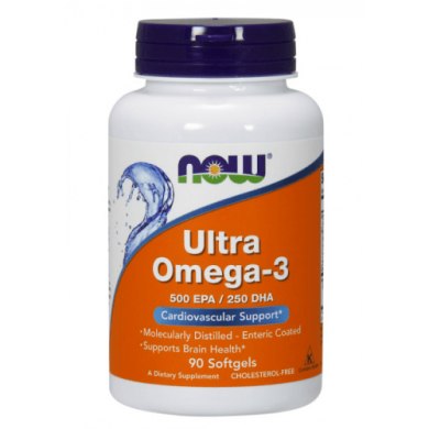 NOW Ultra Omega-3 90 капс.