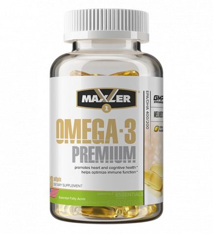 Maxler Omega-3 Premium 60 жел
