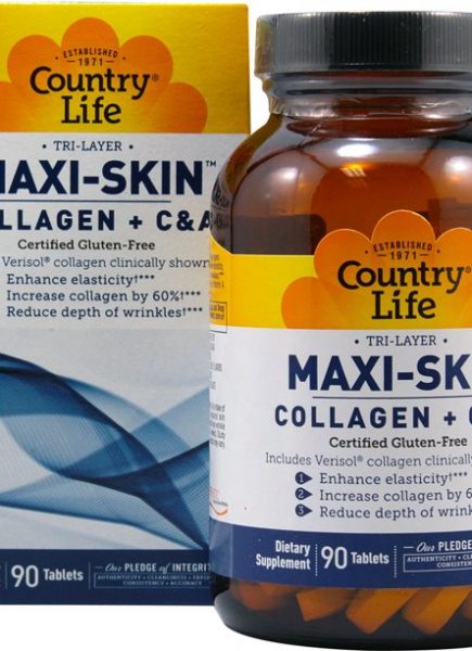 Country Life MAXI SKIN Collagen+C&A 250 tab