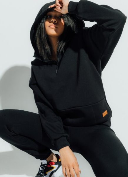 Толстовка Forstrong NECK ZIP BLACK