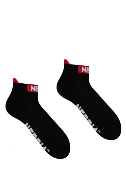 Короткие спортивные носки Nebbia "Smash it" black
