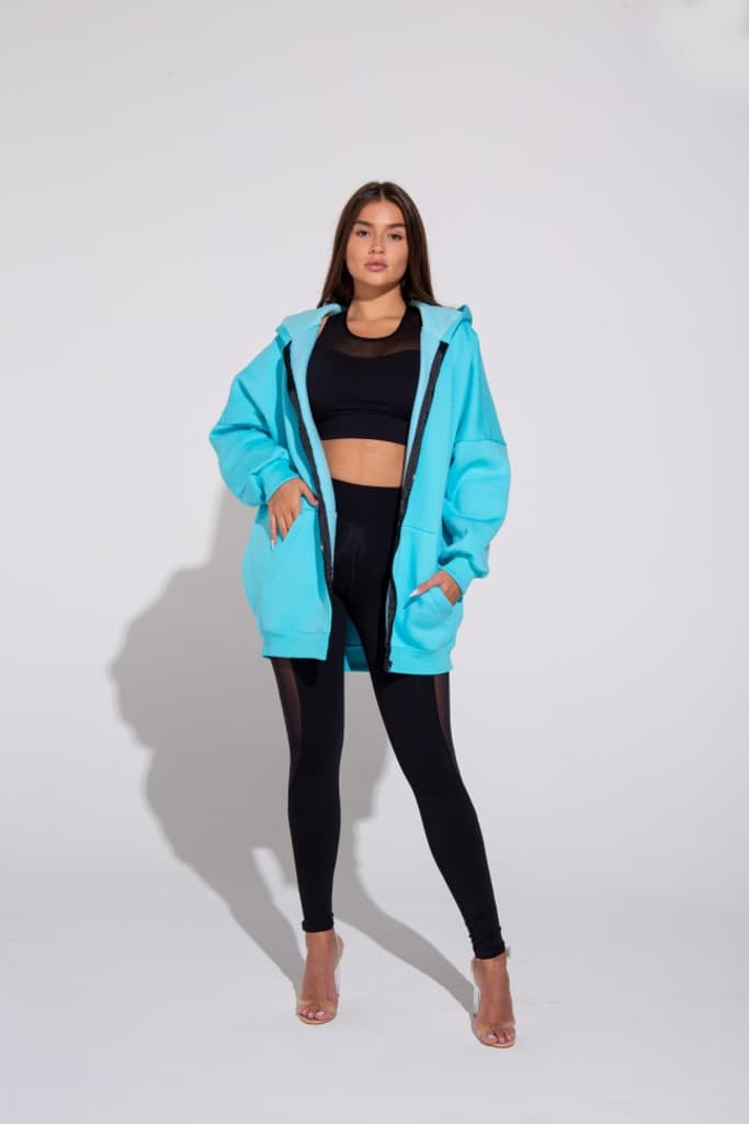 Толстовка Forstrong BIG ZIP AQUA