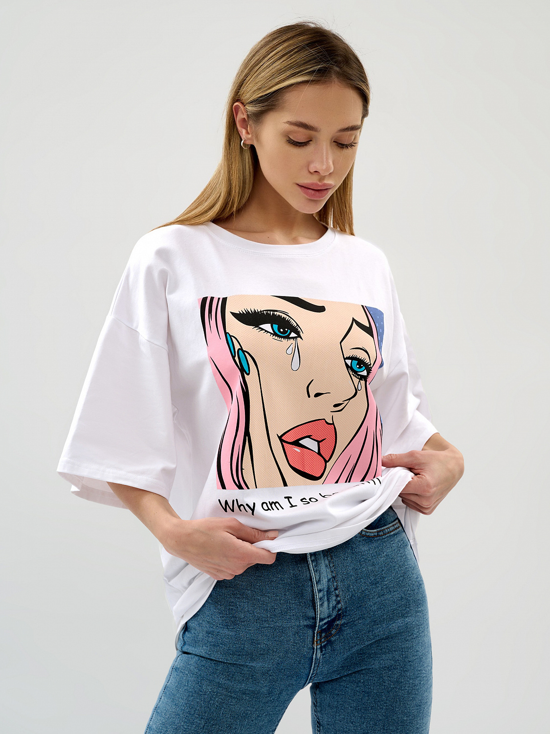 Футболка Bona Fashion OVERSIZE T-shirt "Beautiful"