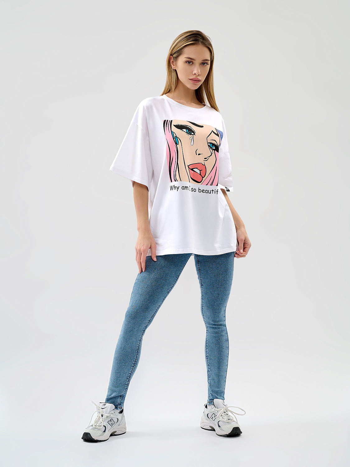 Футболка Bona Fashion OVERSIZE T-shirt "Beautiful"