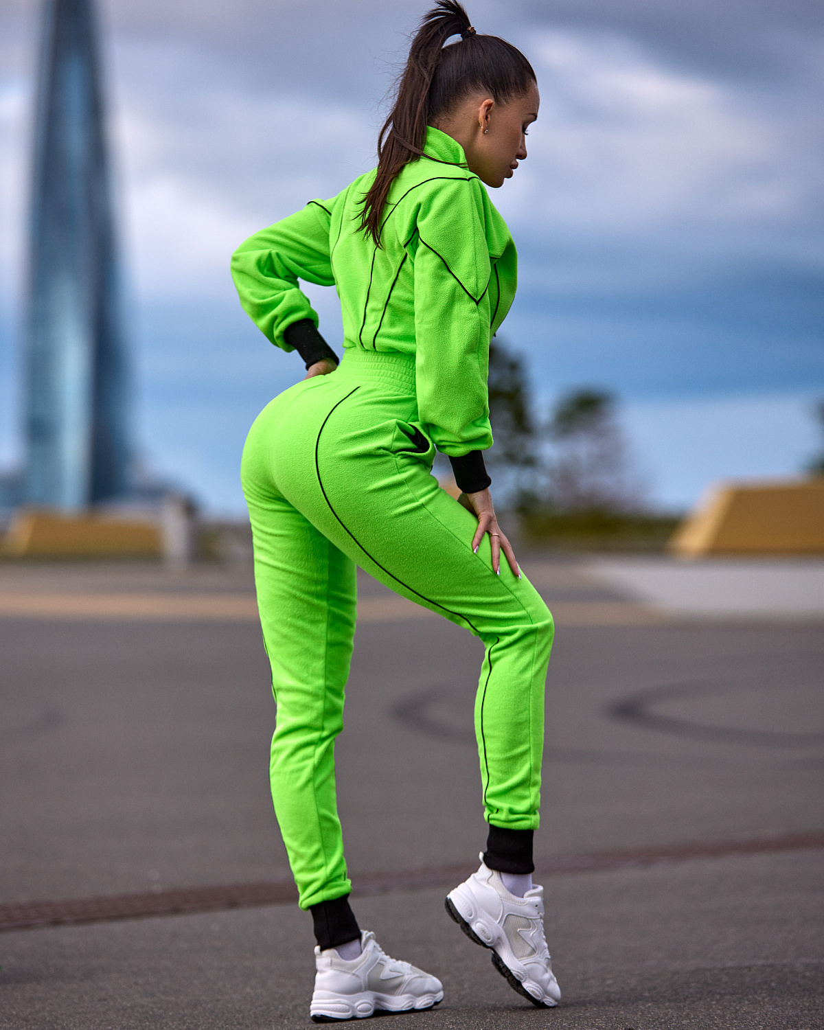 Комбинезон Bona Fashion Turbo "Neon Green"